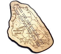 Mackinac Island, MI Cribbage Board