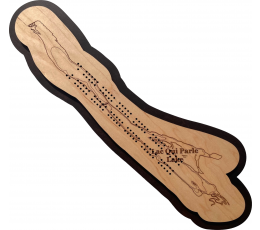 Lac Qui Parle, Lac Qui Parle County, MN Cribbage Board