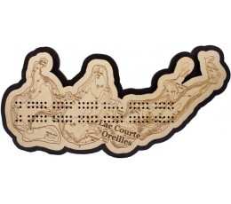 Lac Courte Oreilles, Sawyer County, WI Cribbage Board