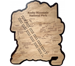 Rocky Mountain National Park Cribbage Board