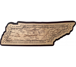 Tennessee Map Cribbage Board