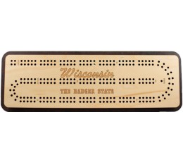 Wisconsin Travel (The Badger State) Cribbage Board