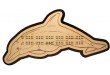 Dolphin Cribbage Board