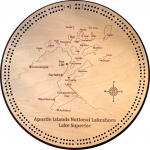 Apostle Islands National Lakeshore Cribbage Board