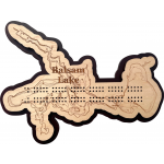 Balsam Lake, Polk County, WI Cribbage Board