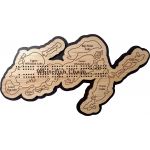 Whitefish Chain, Crow Wing County, MN Cribbage Board