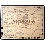 Colorado Map Cribbage Board