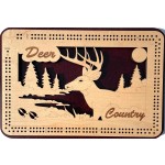 Deer Country Cribbage Board