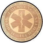 EMT Emblem Cribbage Board