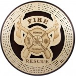 Fire & Rescue 4 Track Cribbage Board