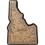 Idaho Map Cribbage Board
