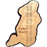 Lake Mary, Douglas County, MN Cribbage Board