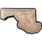 Maryland Map Cribbage Board