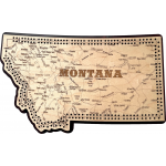 Montana Map Cribbage Board