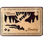 Moose Country Cribbage Board