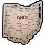 Ohio Map Cribbage Board