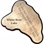 White Bear Lake, Washington County, MN Cribbage Board