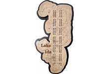 Lake Ida, Douglas County, MN Cribbage Board