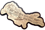 Lake Kabetogama, St. Louis County, MN Cribbage Board
