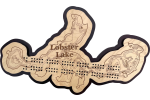 Lobster Lake, Douglas County, MN Cribbage Board