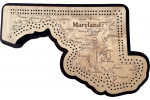 Maryland Map Cribbage Board