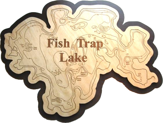 Fish Trap Lake Wood Art, Morrison County, MN